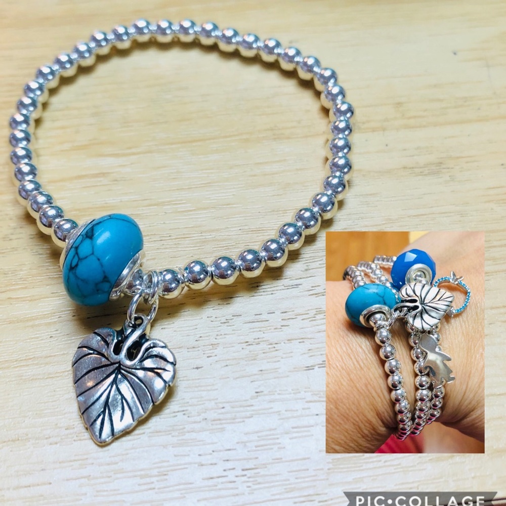 Hematite Turquoise Bracelet